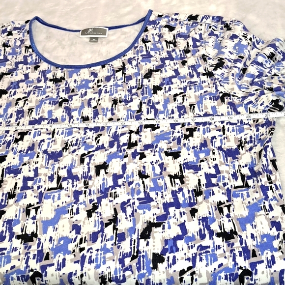 JM Collection Long Sleeve Top SZ XL - Picture 5 of 5